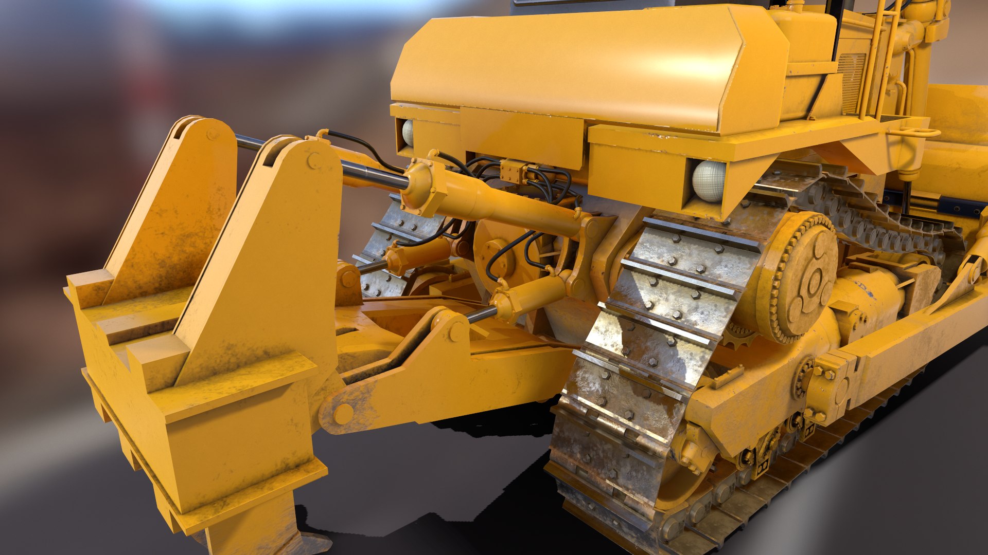 Bulldozer 3D Model - TurboSquid 1974767