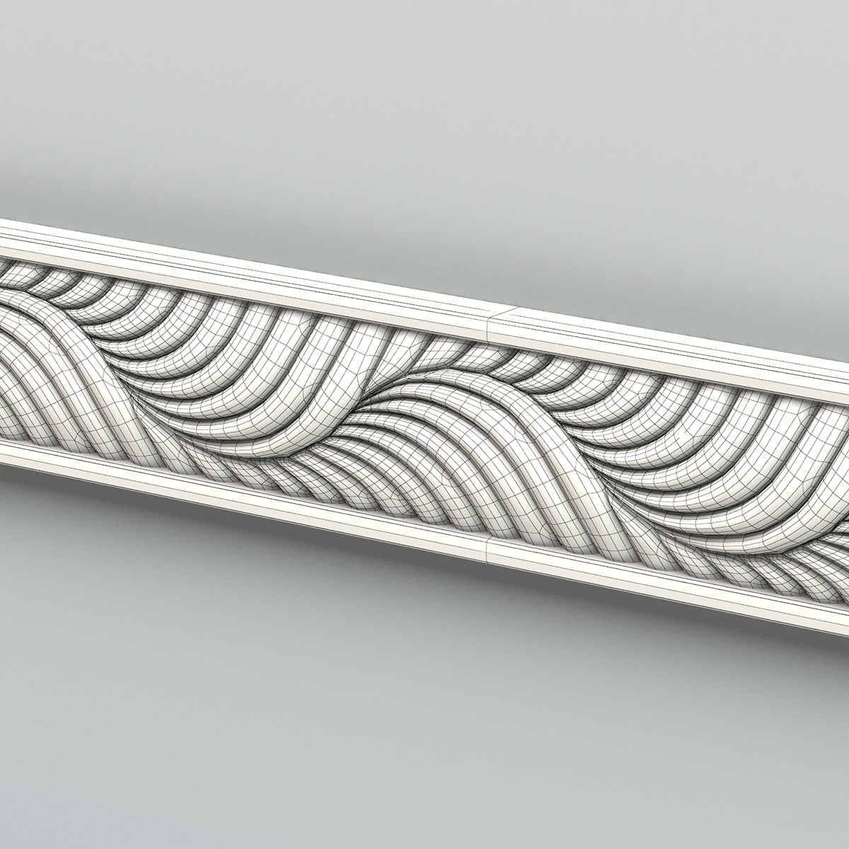 decorative molding 3d max