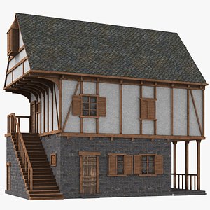 real medieval house 3D
