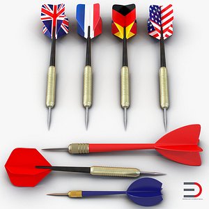 Dart Needles 3D Models Collection