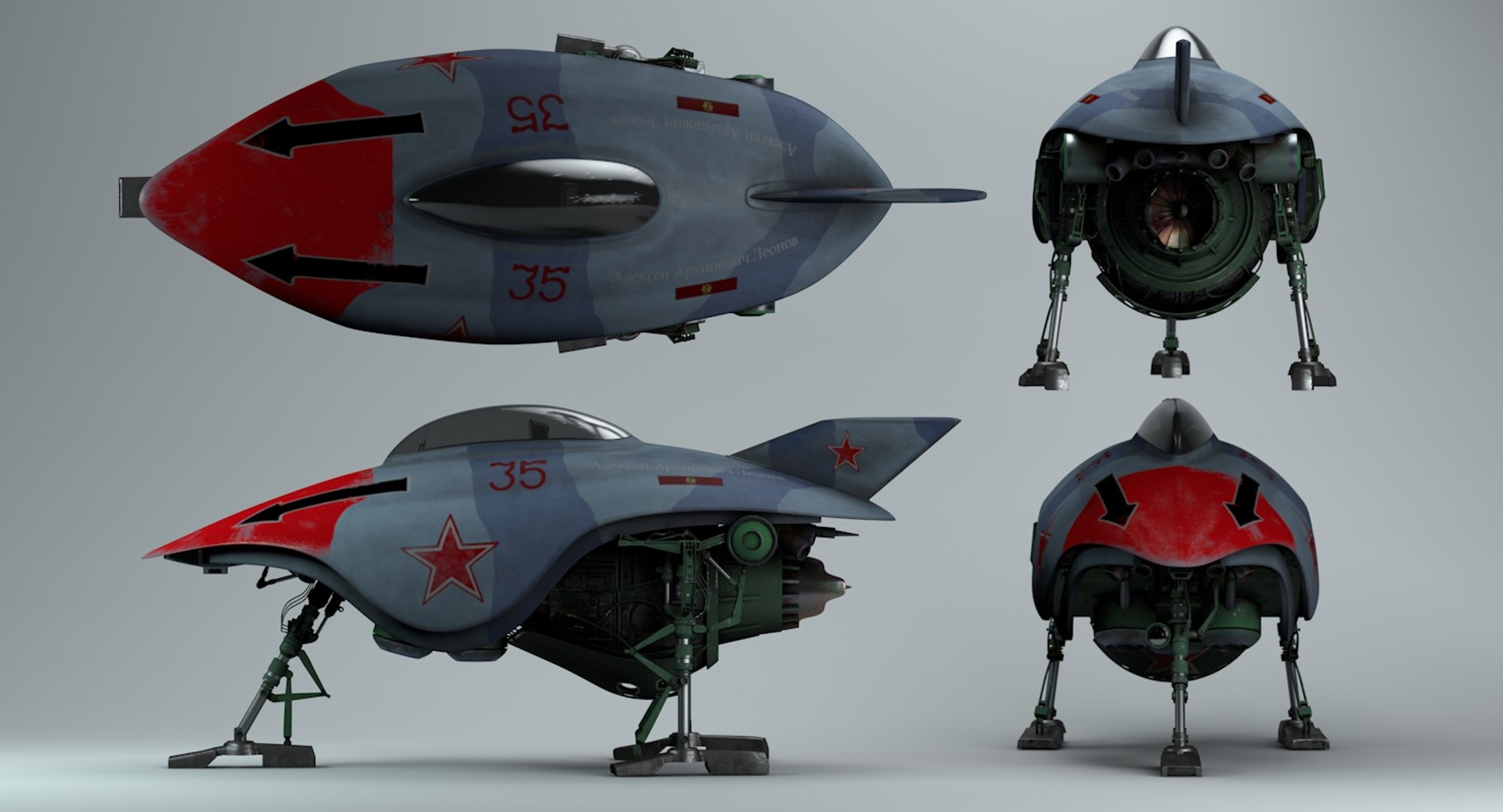 3D Scifi Fighter - TurboSquid 1461972