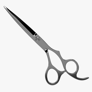 3ds max barber scissors