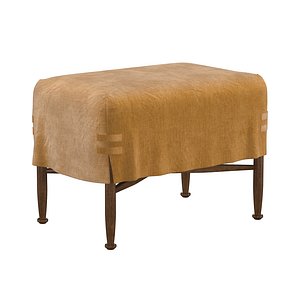 Crabby Slipcover Stool