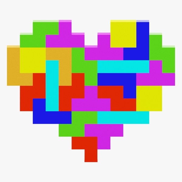 Heart Puzzle 3D - TurboSquid 2000815