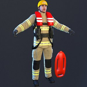 3D rescue guard model