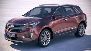 cadillac xt5 2018 3D model