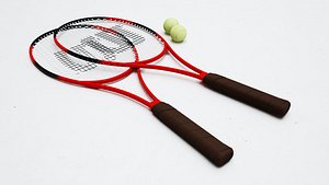 3D model tennis racket