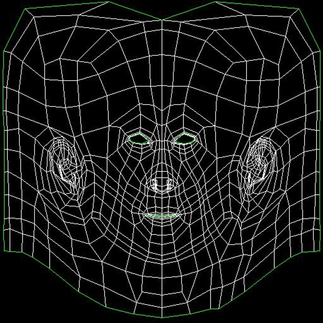 Free Basic Male Head 3d Model