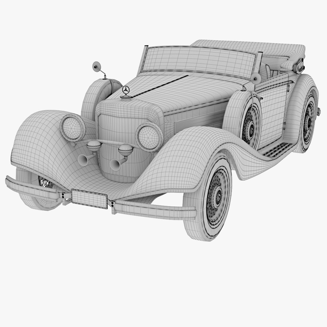 3D Mercedes Benz 540k - TurboSquid 1223242