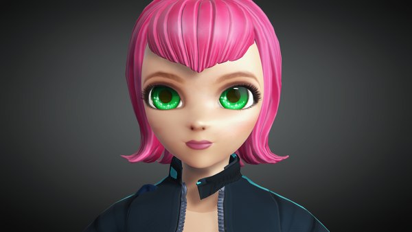 3D 3D MODEL GIRL CHARACTER DOWNLOAD