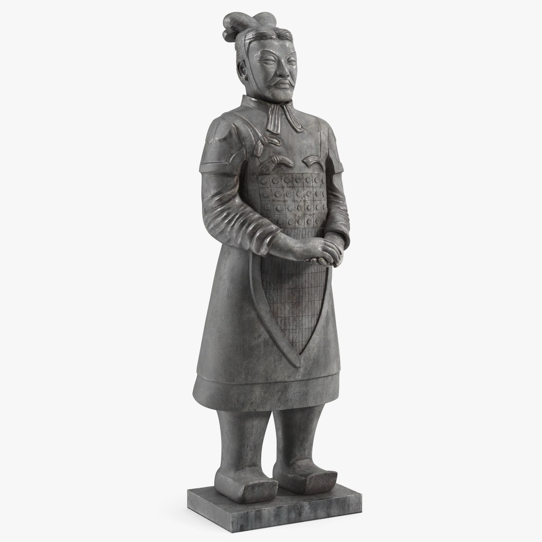 Terracotta Warrior 3D model preview
