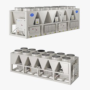 3D Industrial Air Conditioning Unit model