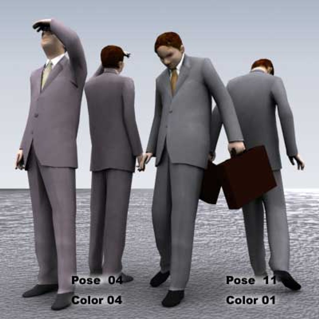 Male Man Person 3d Model