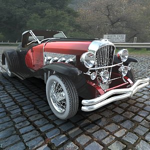 3dsmax duesenberg ssj roadster