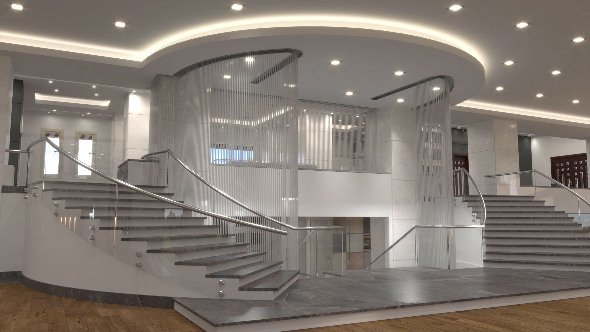 Convention Center 3D Model - TurboSquid 2027634