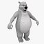 Cartoon Bear Rigged
