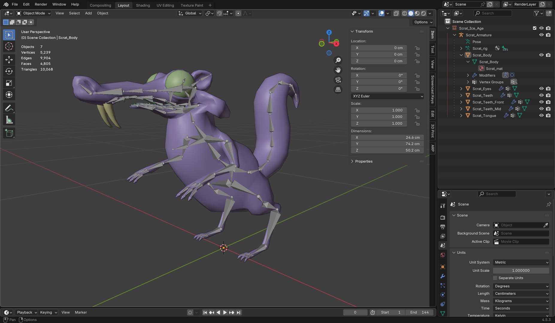 Scrat - Ice Age model https://p.turbosquid.com/ts-thumb/On/fv73gx/wB/14/png/1760188747/1920x1080/fit_q87/e66063d0bf5ae0643ecd0c4c39e5cbbd8d149645/14.jpg
