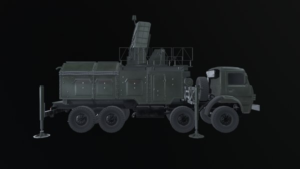 modelo 3d Activo - Ejército - Sistema de guerra electrónica Moskva 1 ...