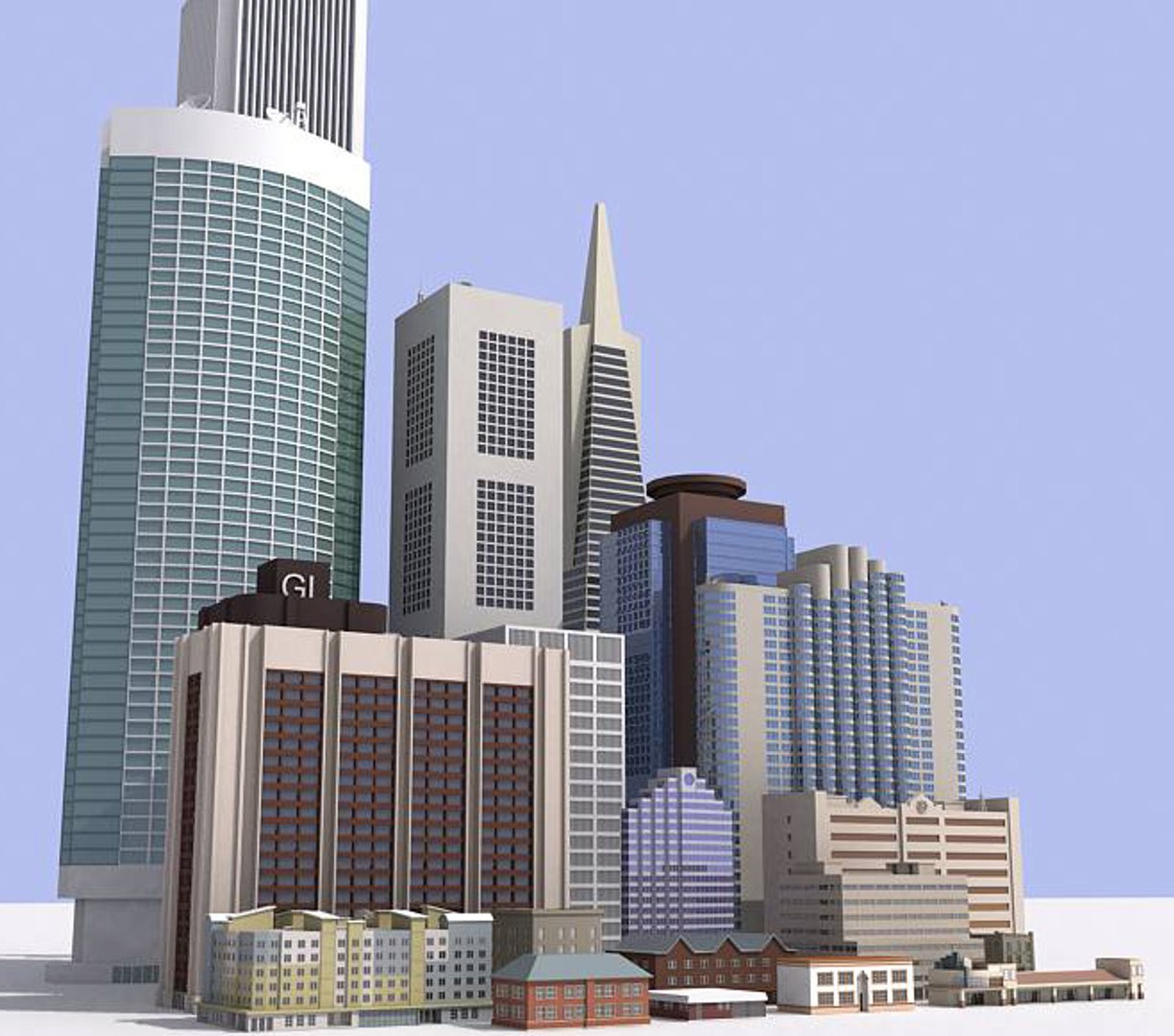 3d Small Medium Rise Buildings