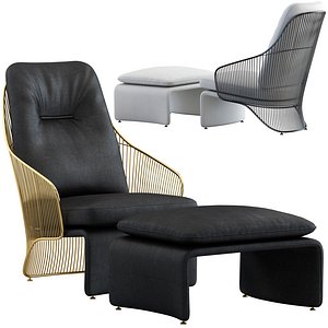 Minotti Colette Bergere Armchair