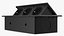 Damped Outlet Socket Three Plug Black