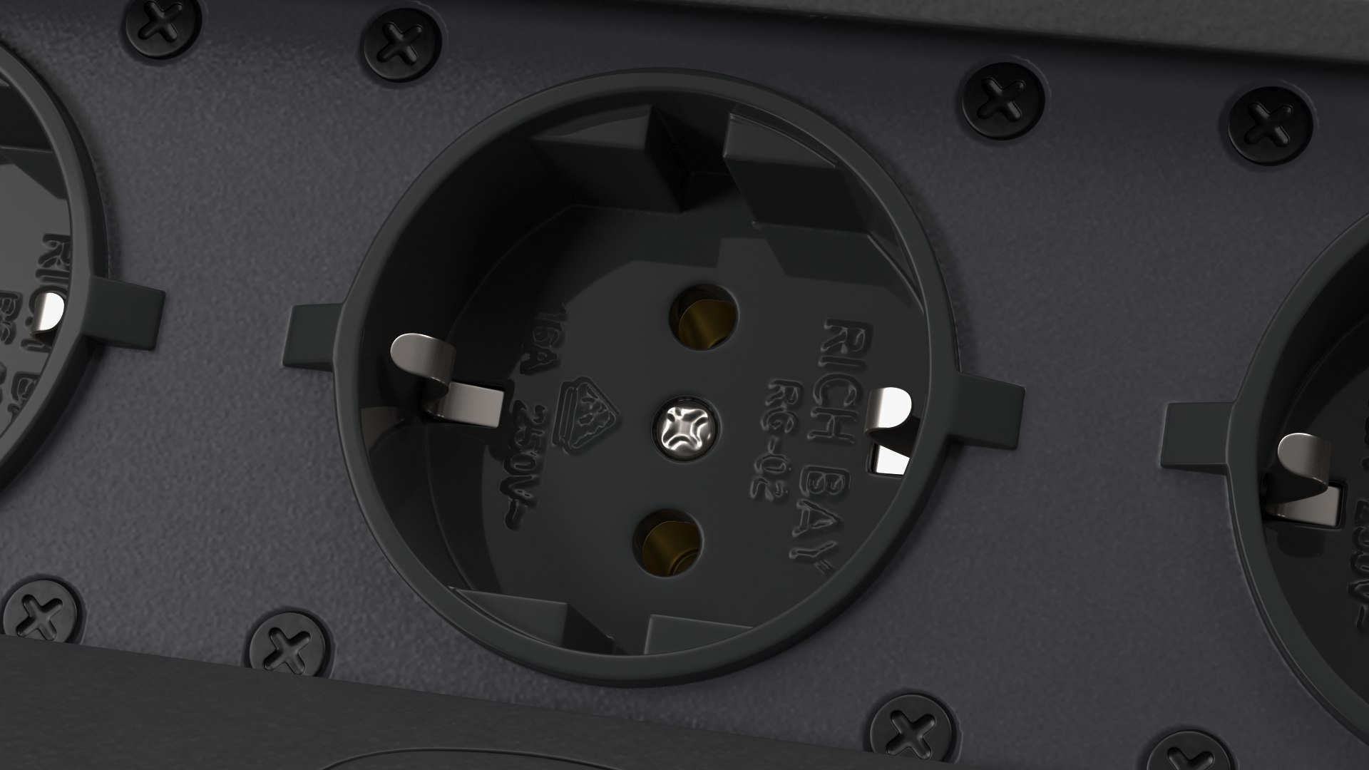 Damped Outlet Socket Three Plug Black model https://p.turbosquid.com/ts-thumb/On/wCToPb/f3/dampedoutletsocketthreeplugblack3dsmodel011/jpg/1653999590/1920x1080/fit_q87/179fa95e37d64187b26a55d838c579deffcedfa0/dampedoutletsocketthreeplugblack3dsmodel011.jpg