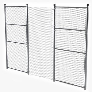 Chain Link Fence 3D model