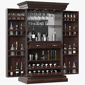 Home bar cabinet
