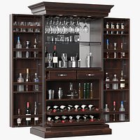 Home bar cabinet
