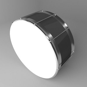 bass drum 3D model