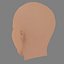 Kerry Washington Head - No Hair - Low poly head for game