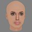 Kerry Washington Head - No Hair - Low poly head for game