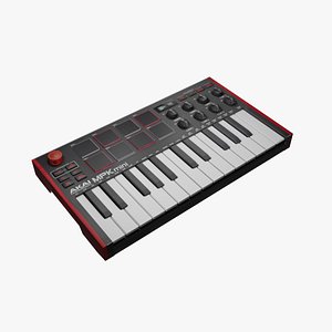 3D Akai MPK Mini model