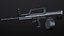 Rifle QBB-95 LSW - Pronto para dispositivos móveis Low Poly