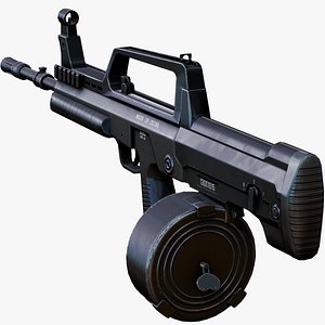 3D QBB-95 LSW Rifle - Mobile Ready Low Poly
