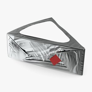 Foil Triangle of Creamy Cheese model