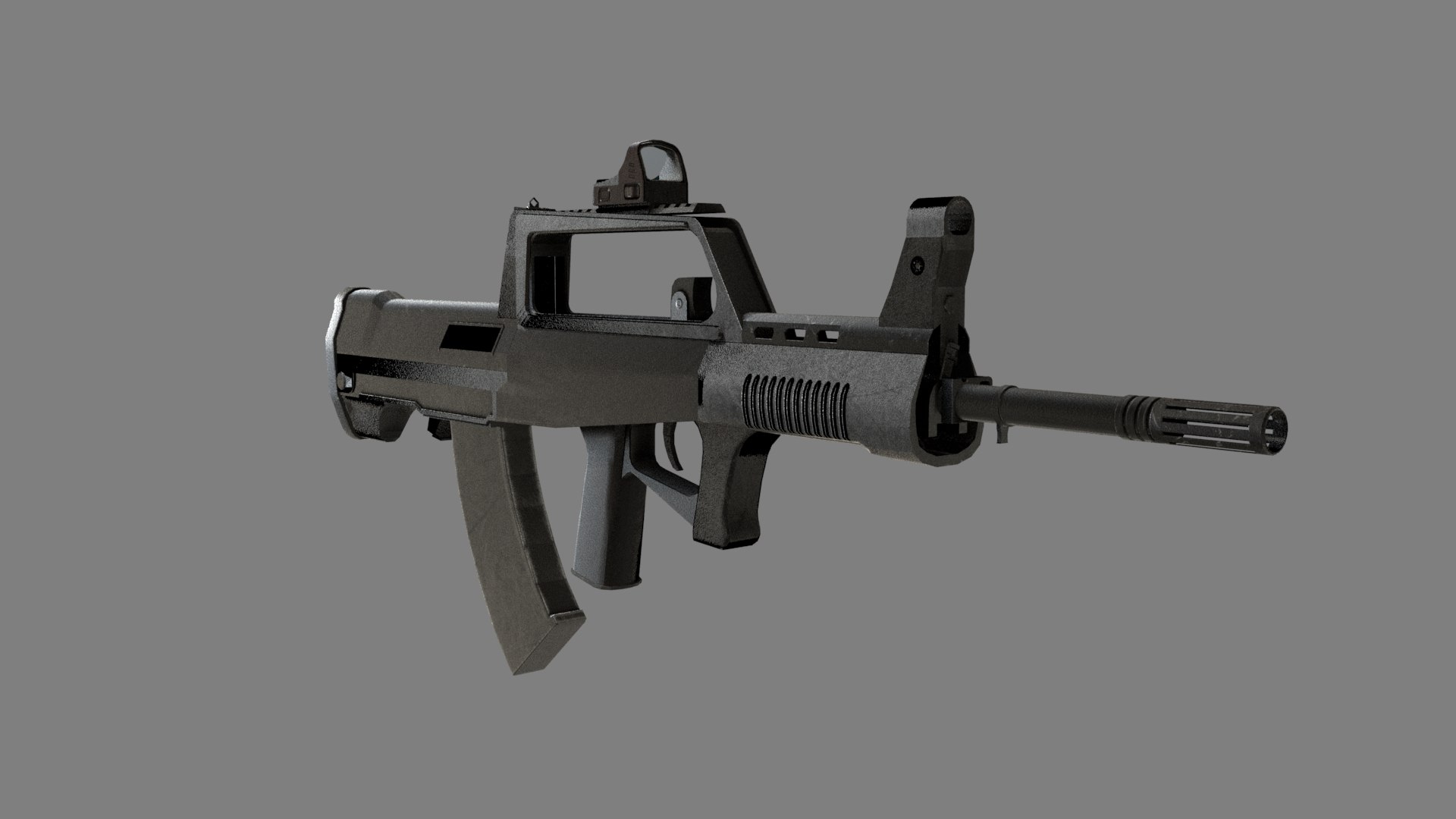 3d Qbz 95 Rifle Games Turbosquid 1462464