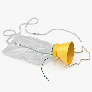 3d model airplane oxygen mask