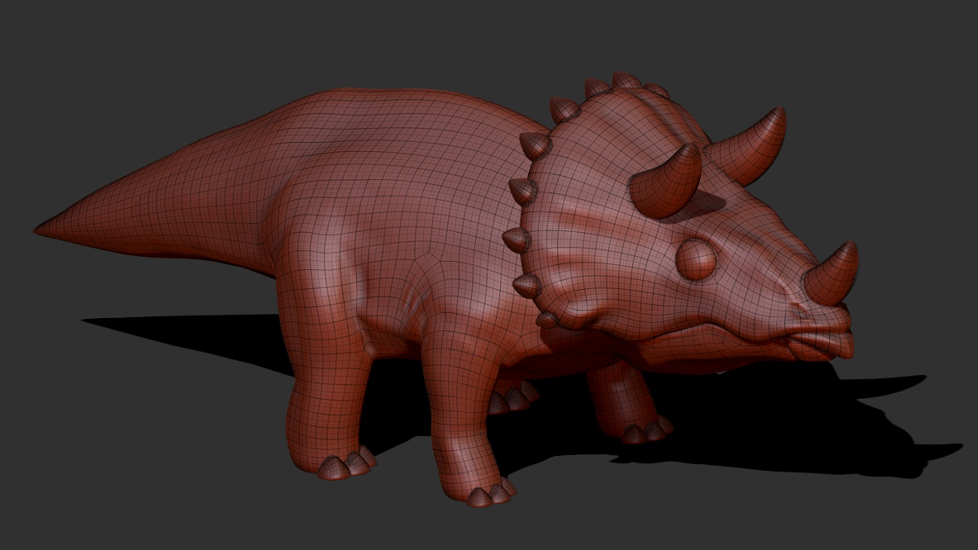 Triceratops Cartoon Dinosaur 3D - TurboSquid 1724485