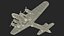 Военный бомбардировщик B-17 Rigged