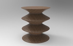 3D Zigzag Side Table
