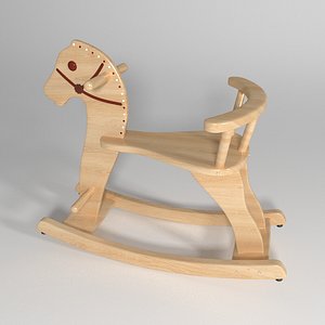 3d model of horse balance