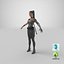Android Frau - LOW POLY
