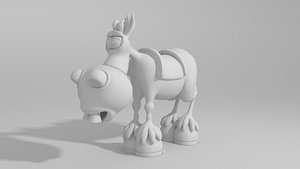 Cartoon donkey