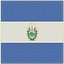 El Salvador Cloth Flag Wall Mount Animated Loop