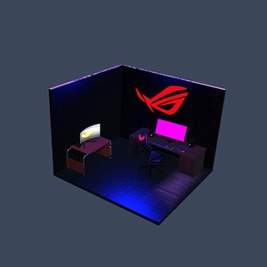 Gaming Room 3D model