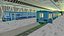 Zugpassagier und Bahnhof 01