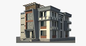 3D model family houses