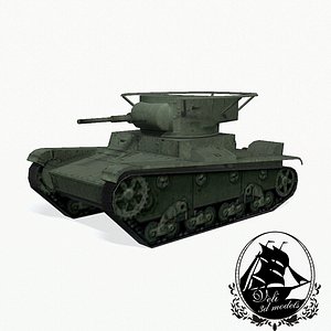 3d t-26 tank