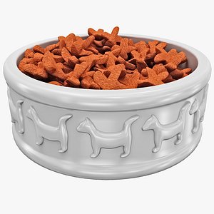 c4d cat food bowl